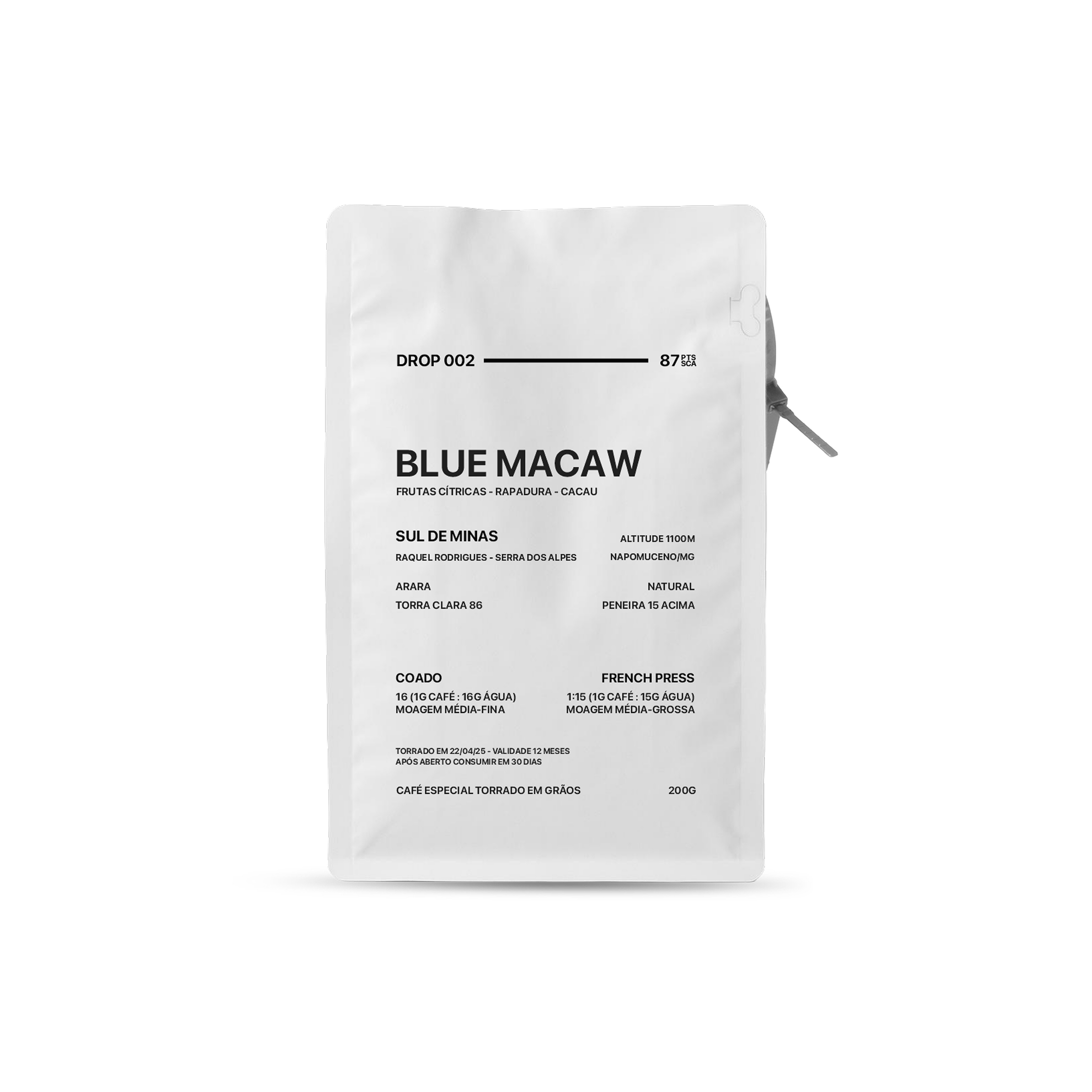 DROP 002 BLUE MACAW