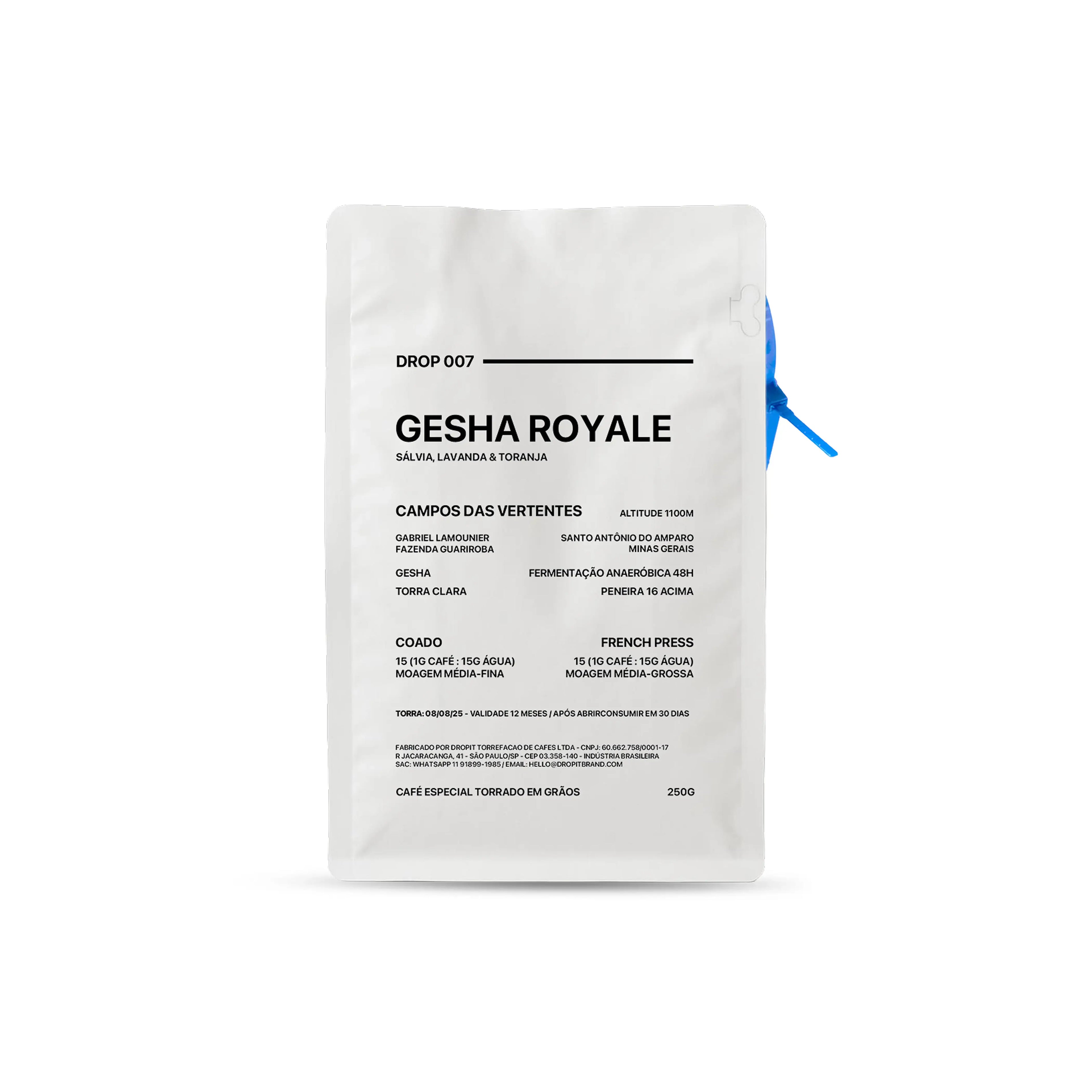 KIT GESHA 250G + PARAÍSO 250G FERMENTADOS GRÃOS DROPIT